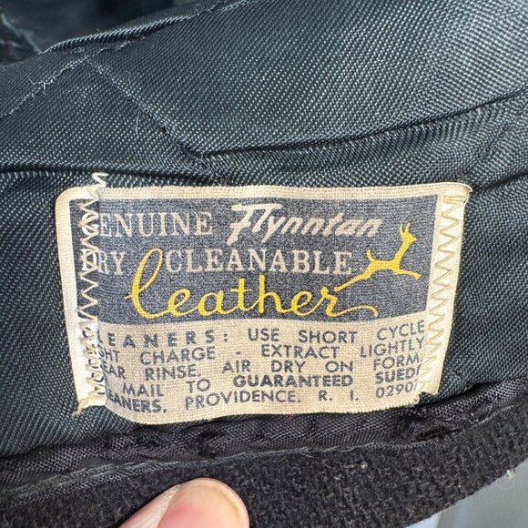 Vintage Wool & Leather Varsity Jacket By Kenneth Hook Sporting Goods  Size 44 - Picture 6 of 10